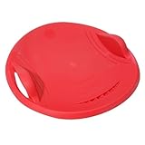 Hemobllo Robuster Kunststoff Schneerutscher Schlitten für Winter Outdoor Sport Glatte Oberfläche Sichere Sitzfläche Vielseitig für Schnee Sand Gras Eis Geeignet Langlebig und Bruchfest als