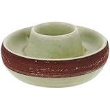 Angoily Kleines Streichholzglas aus Keramik Gelber Streichholzhalter mit Aufbewahrung Waschbares Vorratsgefäß für Lange und Kurze Streichhölzer Dekoratives Wohnaccessoire für Büro und