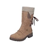 Rieker Damen Z4773 Stiefeletten, braun 24, 38 EU