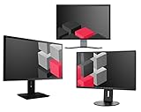DN 30 Zoll Business Computer Monitor, Desktop Gaming Monitor, Full HD (VGA - VESA), PC Bildschirm, schwarz/Silber (Generalüberholt)