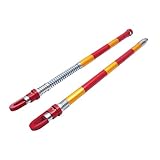 Xigner Abschleppstange für Pkw - abschleppstangen 8T (8000 kg) mit Anhängerkupplung, Zugentlastungsfeder und Dämpfung - Pannenhilfe, Länge 187 cm (8T)