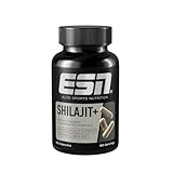 ESN Shilajit+, 60 vegane Kapseln, hochdosiert mit 2000 mg Shilajit aus Extrakt, mit Vitaminen und Piperin