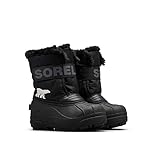 Sorel KIDS SNOW COMMANDER Schneestiefel für Unisex Baby, Schwarz (Black x Charcoal) - Children, 29 EU