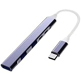 YIZITU Multi Gerätekompatible 5 Port USB3.0- Und CTYPE Hubs 5Gbit / S Quick Data Sync Und Ladeadapter USB Hub