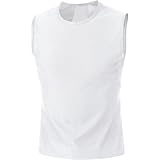 GORE WEAR Herren Bl Shirt Ärmellos, Weiß, L EU