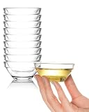NUTRIUPS 75ml Dipschalen, 7.5cm Mini-Glasschalen, 10 Stück Dip-Schälchen Set, Vorbereitungsschalen, Soßenschale, Bleifrei
