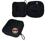 Tasche für größere und kleinere Handyladekabel, Organizer für den Schreibtisch/Büro - Mini Kabeltasche für Smartphone Ladekabel - Reise, Kabelorganizer, USB, Powerbank, Kabel