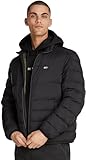 Tommy Jeans Herren Steppjacke Packable Down Jacket mit Reißverschluss, Schwarz (Black), M