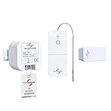 [NEU] PROTECTOR ASK-6030 I Funk-Abluftsteuerung mit batterielosem Kinetik-Fenstersender + Thermo-Ofensender | Fensterkontaktschalter | Einbauvariante