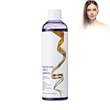 Shampoo Anti-Gelbstich, Intensiv-Silber-Shampoo Anti Gelbstich Tönungs Shampoo Violett Farbfixierendes Shampoo, Farberhaltendes Shampoo Für Blonde Und Graue Haare Zur Neutralisation Von Gelbstichen