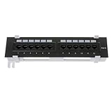 Tool 12 Port CAT6 Panel RJ45 Netzwerk Wandhalterung Rack Mount Bracket