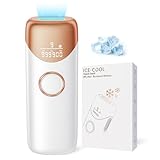 3 IN 1 IPL Geräte Haarentfernung mit Kühlfunktion, Laser Haarentfernung mit HR/SC/RA Funktion, 9 Energiestufen und 19,8J Max, 600NM Rote Lichtwelle, Haarentfernungsgerät für Damen und Herren, Weiß