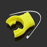 Eawfgtuw Silikon-Tauch-/Schnorchel-Mundstück für Regler der zweiten Stufe, weicher, elastischer Biss mit Punktstruktur, kompatibel mit den meisten Atemschläuchen (A)