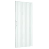 Falttür 82 x 210 cm, Modell extra Standard, aus PVC, Farbe weiß, mit reversiblem Verschluss, sowohl in Höhe als auch Länge verstellbar