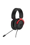 ASUS TUF Gaming H3 Headset (kabelgebunden, virtueller 7.1-Surround-Sound, geeignet für für PC, PS4, Xbox One und Nintendo Switch) schwarz / rot