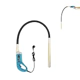 HUSPOO Betonrüttler 1300W 4300 U/min Flaschenrüttler 220V | Elektrischer Handrüttler mit 1.5m Schlauch & ABS-Gehäuse | Rüttler zu Betonwürfel Für Baustellen, Fundamente, Säulenverdichtung