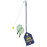 BEST SPORTING Twistball-Set in blau I Circletennis für den Garten I 2 Circle-Tennis Schläger & 1 Swingball I Ball mit Schnur mit Schläger I Gartenspiele für Kinder & Erwachsene
