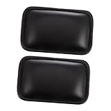 WEKADRIN 2 Stück Teiliges Ergonomische Maus Handgelenkstütze aus Kunstleder Verstellbare Computer maus Handgelenkauflage und Tastatur Ellenbogenauflage Komfortabel für Büro und Gaming