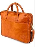 Generisch Brown Office Laptop Leather Bag