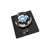 Gasherd, Küchenarbeitsplattenherd, 5,2 KW, 9-Hohlraum-Energiespeicher-Herdrost, Kochfeld Aus Gehärtetem Mit Flammendurchschlagschutz(LPG)