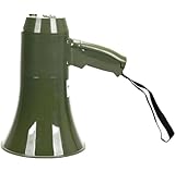 DGSYUAN Megaphon Bullhorn-Megaphon, 20 W, Tragbarer Bullhorn-Lautsprecher Mit Lautstärkeregelung, Outdoor-Megaphon-Lautsprecher Megaphone