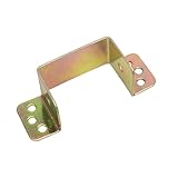 Hkfgdjdl 4-teiliges Bettscharnier-Set, einfache Installation, Möbelgelenk, Bettverbindungs-Set, Bettbeschläge, einfache Montage