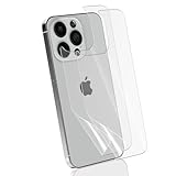 Yonntmmi Schutzfolie Rückseite Folie für iPhone 14 Pro 2 Stück, flexibler TPU-Folie Blasenfreie Weich, Anti-Kratzer, Matte Textur TPU [Non-Panzerfolie] für Panzerglas für iPhone 14 Pro