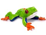 Unbekannt Stofftier Rotaugenlaubfrosch 16 cm, Kuscheltier Plüschtier Frosch Frösche