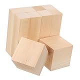 Gadpiparty 10 Stück Teiliges Bassholz Schnitzholz Weiche Unbehandelte Lindenholzblöcke für DIY Holzschnitzen Basteln und Whittling Vielseitige Holzklötze für Anfänger und Erfahrene Nutzer