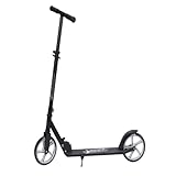 Best Sporting Scooter Erwachsene I klappbarer Roller mit Ständer I schwarz - grau I City-Roller für Erwachsene I Tretroller mit Rollengröße 200 mm I stilvoller Alu-Scooter Erwachsene