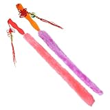 WEKAMOS Professionelle Guzheng Reinigungsbürste mit Hochwertigem Kaninchenhaar Schonendes Bürstenreinigungswerkzeug für Saiteninstrumente Langlebig und Flexibel zur Zufällige Farbe