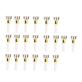 HEMOTON 20Stücke Kinderpfeifen Lustige Partytröten für Festivals Hochzeiten Geburtstagsfeiern und Langlebig Partygeschenke für Freunde