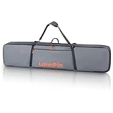 LannPin Skitasche gepolsterte Snowboardtasche Wasserdicht Skitasche 900D Polyester Extrem robuste Skisack- Air travel Snowboard für Ski & Stöcke Helme, Board, Schuhe mit Skistockriemen