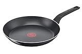 Tefal Easy Cook & Clean Bratpfanne 28 cm, Antihaftbeschichtung, Thermo-Signal Temperaturindikator, Schwarz, B5550633 [Nicht kompatibel mit Induktion]