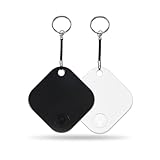 Smart Air Tag Tracker Bluetooth Schlüsselfinder 2 Pack, Kompatibel mit Apple Wo ist? APP (iOS NUR, Android Not Supported), Key Finder für Rucksack/Koffer/Brieftasche, Austauschbarer Akku