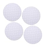 Gogogmee 4 Stück Teiliges Sublimations Puzzle Runde Vorgefertigte Wärmetransfer puzzleteile Blanko Holzspielzeug zum Bemalen und Personalisieren Geeignet für Foto Bilddruck DIY