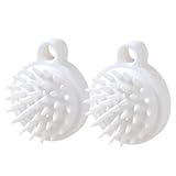 Peeling für das Kopfleder – Set mit 2 Massagewerkzeugen mit weichen Borsten, manuell, Massagewerkzeug und Shampoo für Haare, ideal für lockiges, langes, kurzes, trockenes oder fettiges Haar