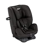 Graco SlimFit™ R129 Reboarder Kindersitz, Autositz rückwärtsgerichtet ab Geburt bis ca. 4 Jahre (40-105 cm), ab 15 Monaten (76-145 cm) auch in Fahrtrichtung, Seitenaufprallschutz, schwarz, Midnight