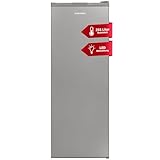 TELEFUNKEN Kühlschrank ohne Gefrierfach 255 Liter | Standkühlschrank groß | Vollraumkühlschrank freistehend mit Gemüsefach | LED-Beleuchtung | Türanschlag wechselbar | KTFK265ES2 silber