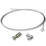 cyclingcolors Kabel reparaturset seilzug bowdenzug gaszug bremszug schaltzug kupplungszug Silber 2m