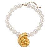 XuQiZZpp Anspruchsvolle Seestern/Muschel-Halskette, verstellbare Länge, Schlüsselbein-Kette, Ornament, Unisex, Choker für trendige Frauen