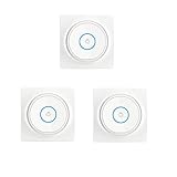 Funk Lichtschalter Set Wasserdichter RF Funkschalter Licht Funklichtschalter Ohne Batterie Funkschalter Batterielose mit Empfänger Fernbedienung für Innen Außen(3 Schalter 1 Empfänger)