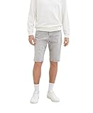 TOM TAILOR Herren 1036296 Jeans Bermuda Shorts mit Stretch, 10217-Used Bleached Grey Denim, 31