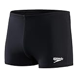 Speedo Herren ECO Endurance+ Aquashort Schwimmhose | Chlorbeständig | Recyclingmaterial | Schwimm-Fitness | Training | Urlaub Schwimmbekleidung, Schwarz, 6 DE