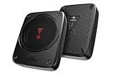 JBL BassPro Lite - Ultrakompakter 7' Aktiv Untersitz Subwoofer für Auto mit integriertem Verstärker für tiefen Bass - 200W - Pairing möglich
