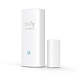 eufy Security by Anker, Haustür Sensor, Erkennt Öffnen/Schließen von Türen & Fenstern, Sendet Alarm, Löst Alarm aus, 2 Jahre Akku, Steuert andere HomeBase Überwachungsgeräte, HomeBase notwendig