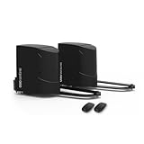 SCS Sentinel, MBA0116, 24V Gelenkarmantrieb für Drehflügeltore 5M/400kgs, 2X 2-Kanal Fernbedienung, kompatibel mit Holz, Aluminium, Eisen, verstärktem PVC, SimplyOpen 2