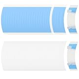 Prasacco 50 Stück Doppelseitiges Klebeband für Perücken - Unsichtbar, Wasserdicht, Extra Stark zum Fixieren (Blau)
