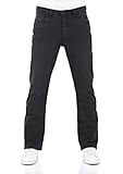riverso Jeans Herren Stretch Bootcut RIVFalko Jeanshose Hose Denim Schwarz w31, Farbe:Black Denim (B122), Größe:31W / 32L