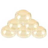 LOORGVEL 6 Stück Rauchmelder Schutzkappen aus Kunststoff Fehlerverhinderungs Detektorabdeckung Staubschutz für Küche und Wohnung Wiederverwendbar Vielseitiger Detektorschutz